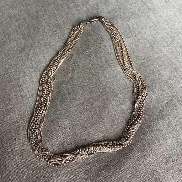 Vintage silver necklace - Picture 2 of 6